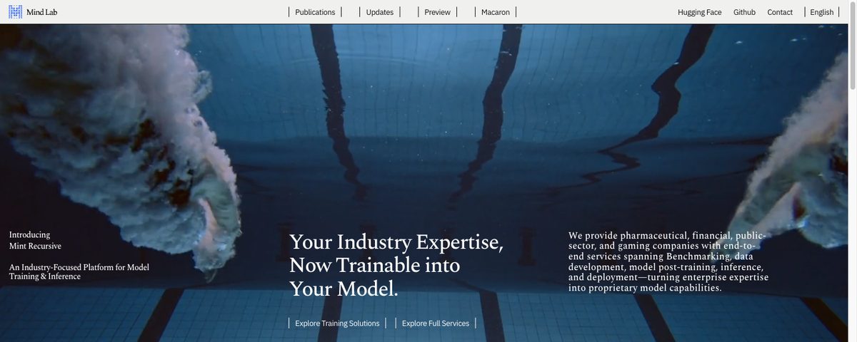 mindlab.im — Train a model that is yours